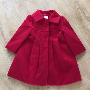 Gymboree red coat 12-24 months